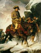 Paul Delaroche Bonaparte franchissant les Alpes Germany oil painting artist